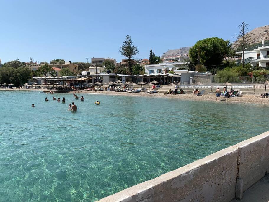 Blue Flag Award Winning Ormos Lo Beach: Home 1 Vrontados Bagian luar foto